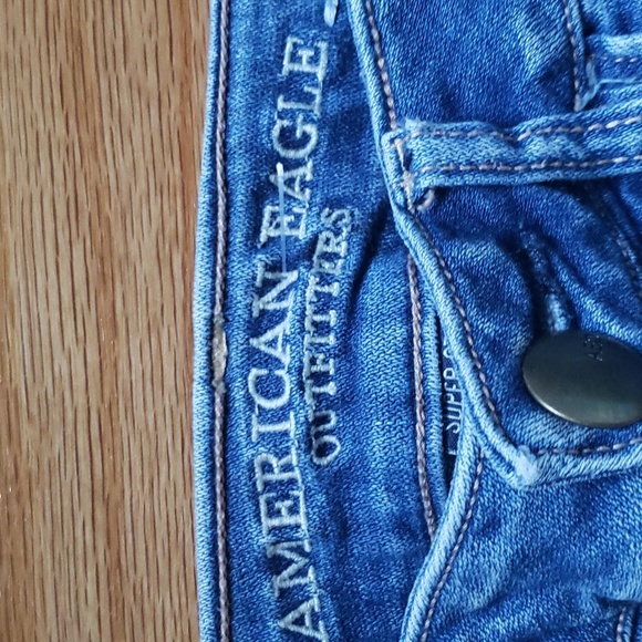 American Eagle Outfitters Super StretchX Women's Jeans size 2Short HiRise Jeggin - Picture 2 of 6